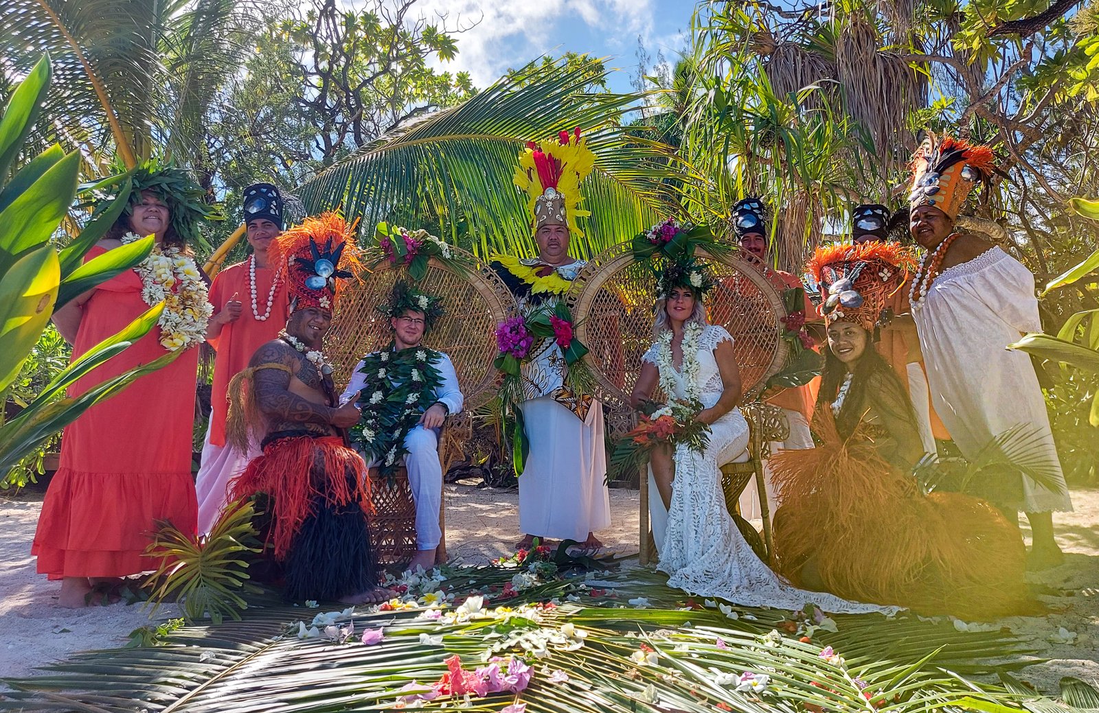 Mariage traditionnel polynésien