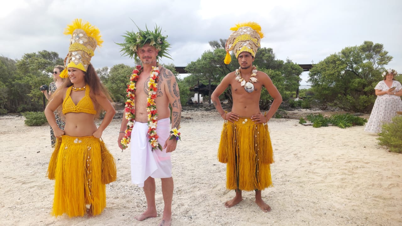 Accueil polynésien traditionnel